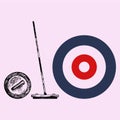 Curling game element