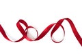 Curling Red Ribbon