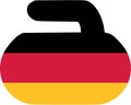 Curling Rock Germany Royalty Free Stock Photo