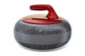 Curling Stone closeup, 3D rendering