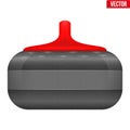 Curling stone equipment Royalty Free Stock Photo