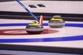 Curling Stones Royalty Free Stock Photo