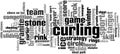 Curling word cloud