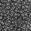 Curls seamless pattern. Curly hair background. Fur texture