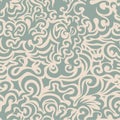 Curly blue seamless pattern Royalty Free Stock Photo