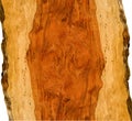 Curly bubinga wood Royalty Free Stock Photo