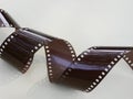 Curly Film Strip Royalty Free Stock Photo