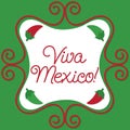 Curly sign Mexican card