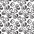 Curly or Swirly hand drawn background