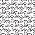 Curly or Swirly hand drawn background