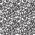 Curly or Swirly hand drawn background