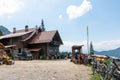 Curmatura chalet, Piatra Craiului Mountains, Romania Royalty Free Stock Photo