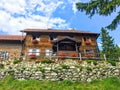 Curmatura refuge house. Romania Royalty Free Stock Photo