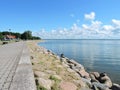 Curonian Spit shore, Lithuania Royalty Free Stock Photo