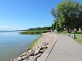 Curonian Spit shore, Lithuania Royalty Free Stock Photo