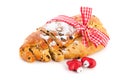 Currant bread for Christmas Royalty Free Stock Photo