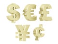 Currencies - Platinum Royalty Free Stock Photo