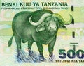 Currency banknote of Africa