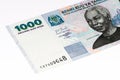 Currency banknote of Africa