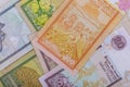 Currency banknotes Sri Lankan rupee in various denomination