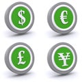 Currency button set