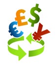 Currency converter clip art