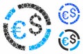 Currency diagram Composition Icon of Circles