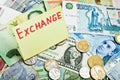 Currency excange Royalty Free Stock Photo