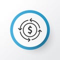 Currency Exchange Icon Symbol.