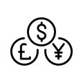 Currency, Finance Icon