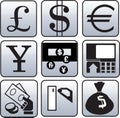 Currency and finance symbol