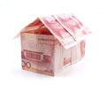 Currency house Royalty Free Stock Photo