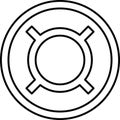 Currency sign coin, a character used to denote an unspecified currency