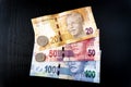 Currency of South African called Rand Royalty Free Stock Photo