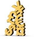 Currency Symbols Royalty Free Stock Photo
