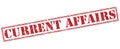 Current affairs red stamp