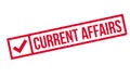 Current Affairs rubber stamp