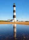 Bodie Island Lighthouse is located at the northern end of Cape Hatteras National Seashore, North Carolina , USA. Royalty Free Stock Photo