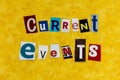 Current event news social media article business newsletter