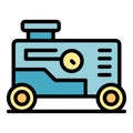 Current generator icon vector flat Royalty Free Stock Photo