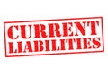 CURRENT LIABILITIES Royalty Free Stock Photo