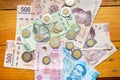 Current mexican Pesos Royalty Free Stock Photo