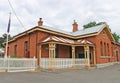 The current Post Office building has been operating since 1870. Alterations were made in 1908 to house the telephone exchange Royalty Free Stock Photo