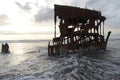 Wreck of the Peter Iredale Royalty Free Stock Photo