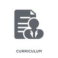 Curriculum icon from Human resources collection.