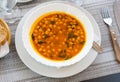 Curried stew of garbanzos with spinach, Catalan cuisine