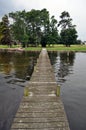 Currituck Sound Dock Royalty Free Stock Photo