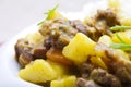 Curry beef and vegetable Royalty Free Stock Photo
