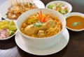 Curry noodles , thai food Royalty Free Stock Photo