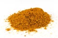 Curry powder seasoning isolate close-up